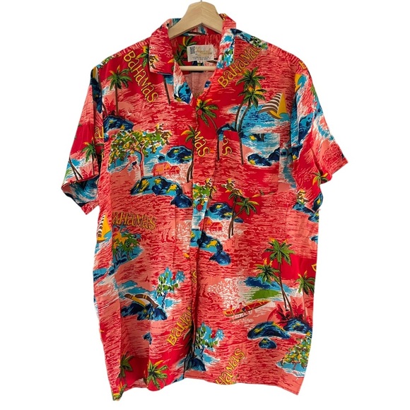 Tropical Fashion Watanmal Other - Vintage Tropical Fashion Watanmal Hawaiian Shirt Tropical Bahama Button Down Top